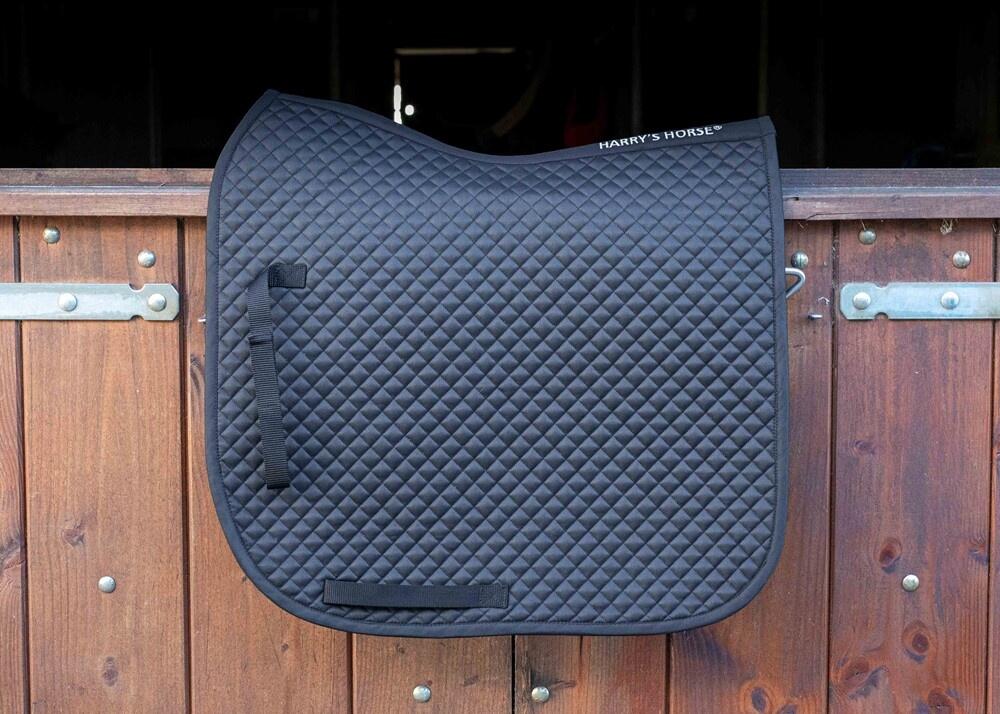 Harry's Horse Tapis de selle Delux 15mm - Polyvalence - Complet - Noir 3/3