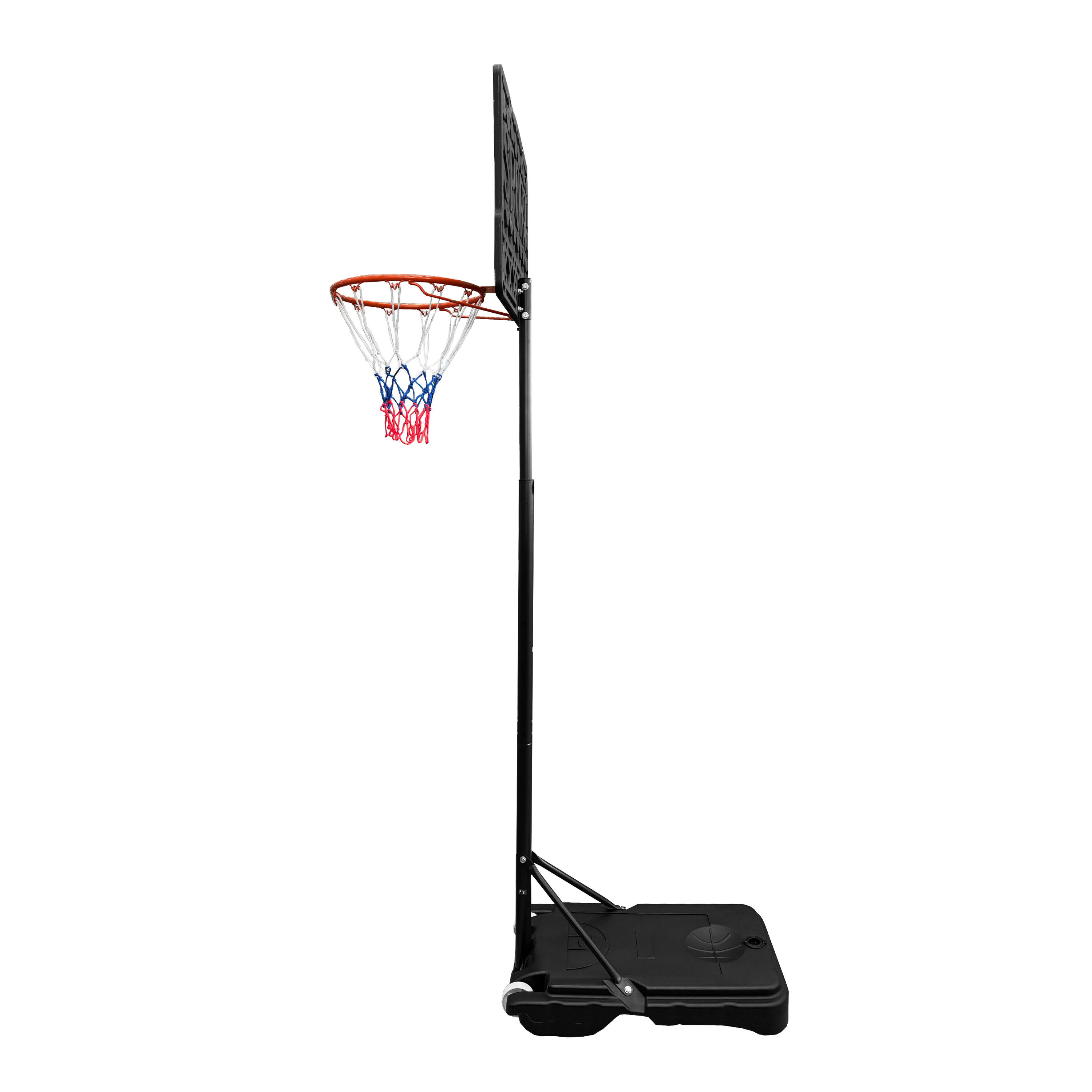 Panier de basket Pro réglable 145/207 cm, + 6 ans, Noir/Blanc 6/7