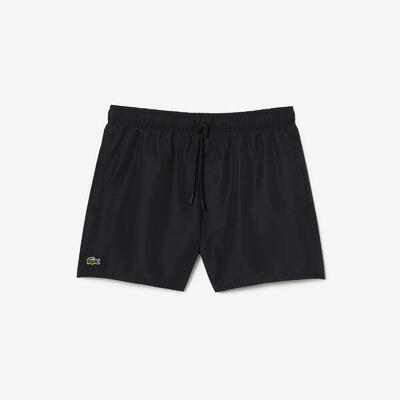 Lacoste Modell Short Sleeved Ribbed Collar Farbe Schwarz