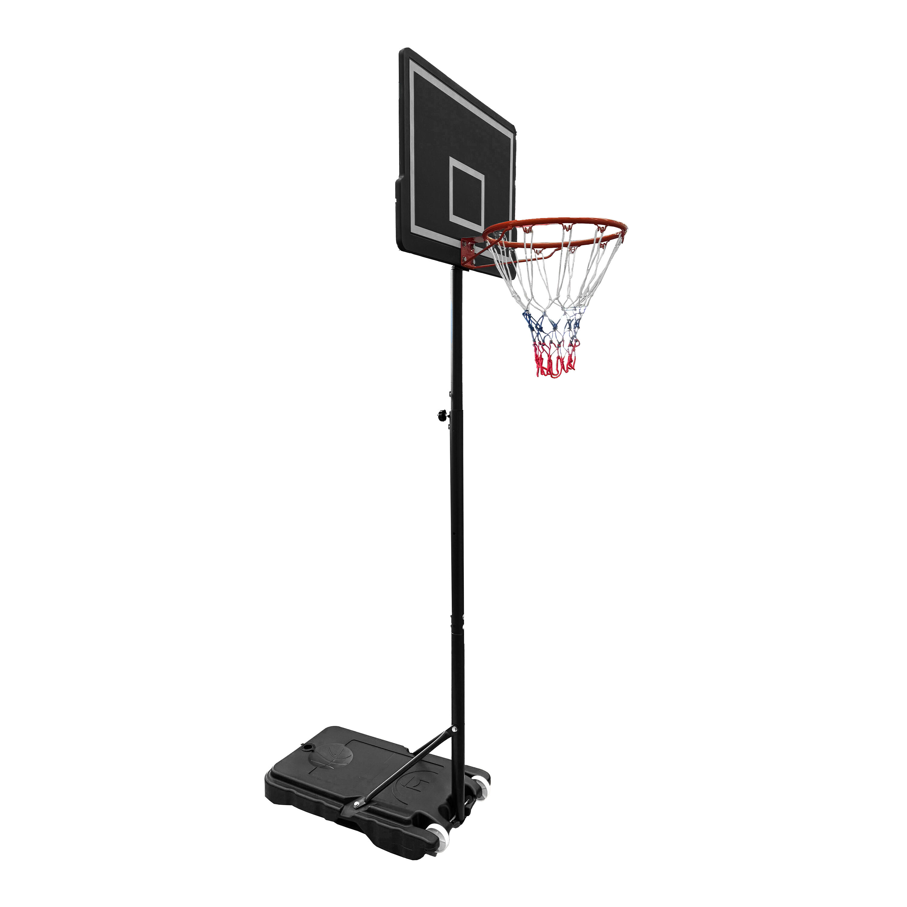 Panier de basket Pro réglable 145/207 cm, + 6 ans, Noir/Blanc 4/7