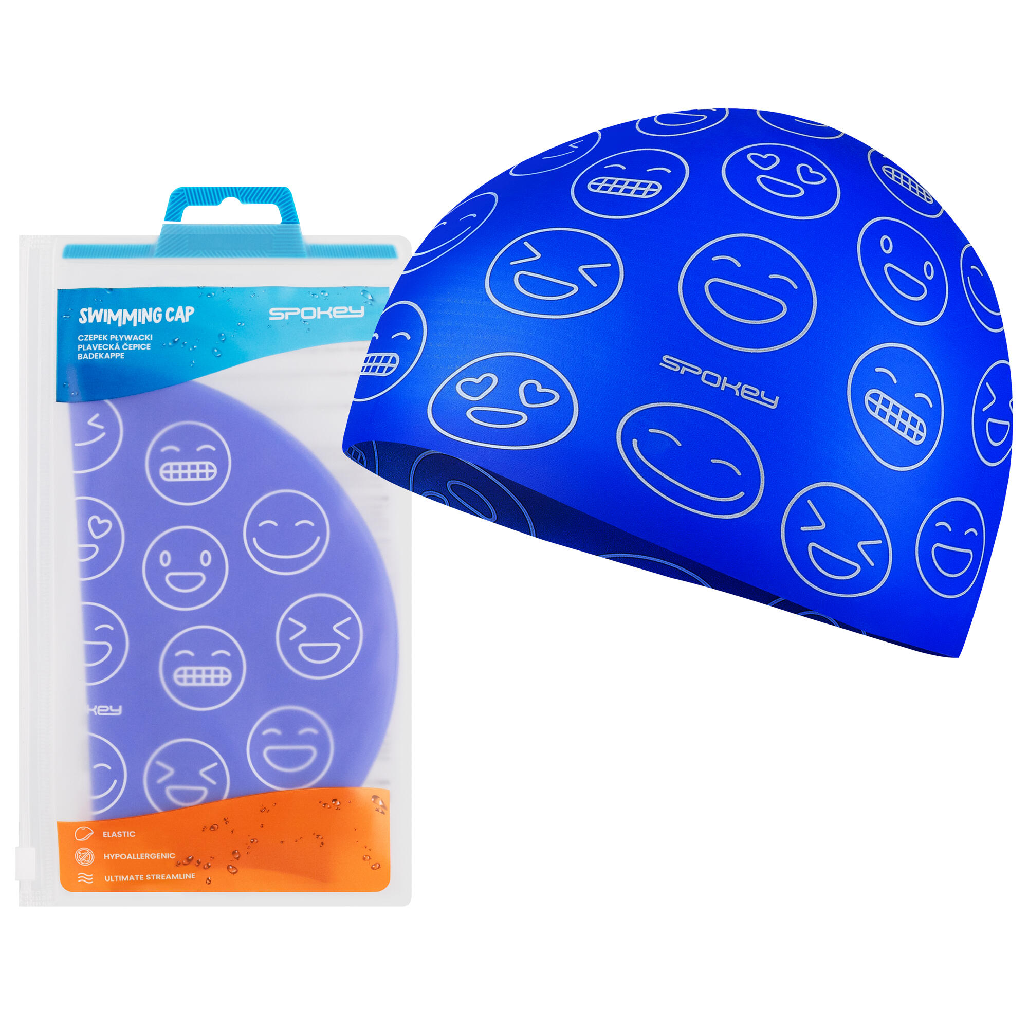 Czepek pływacki dla dzieci Spokey Emoji 2/3