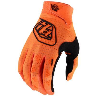 Lichte, geventileerde mtb air-handschoenen met optimale grip oranje heren