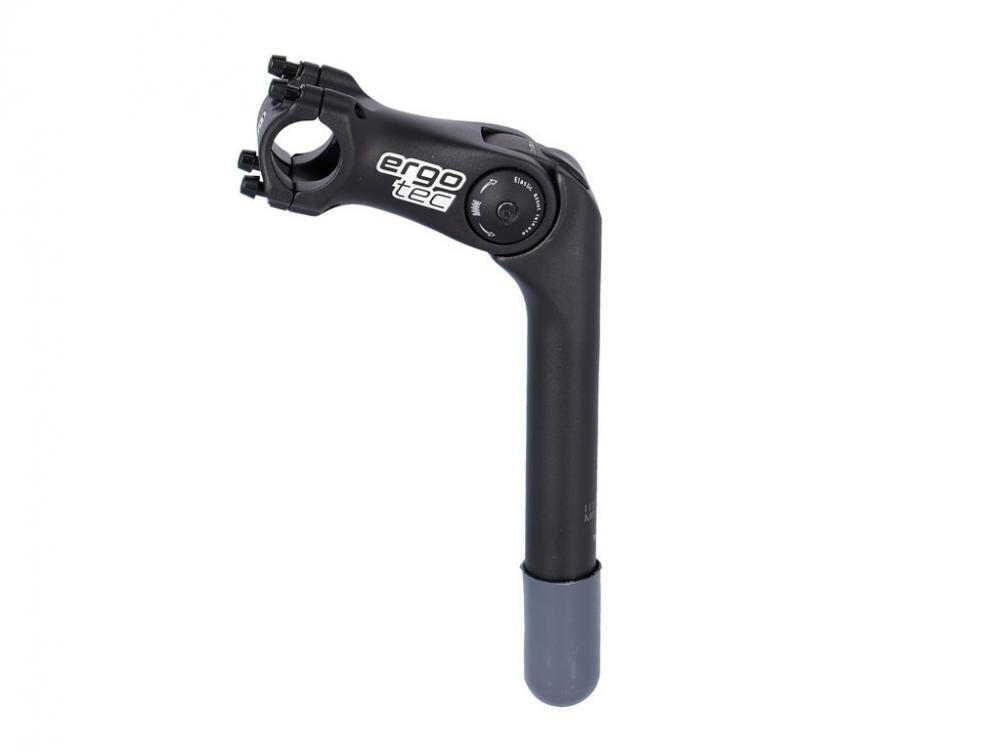 ERGOTEC Ergotec Octopus 2 attacco manubrio regolabile 25.4 mm 90 mm nero opaco.