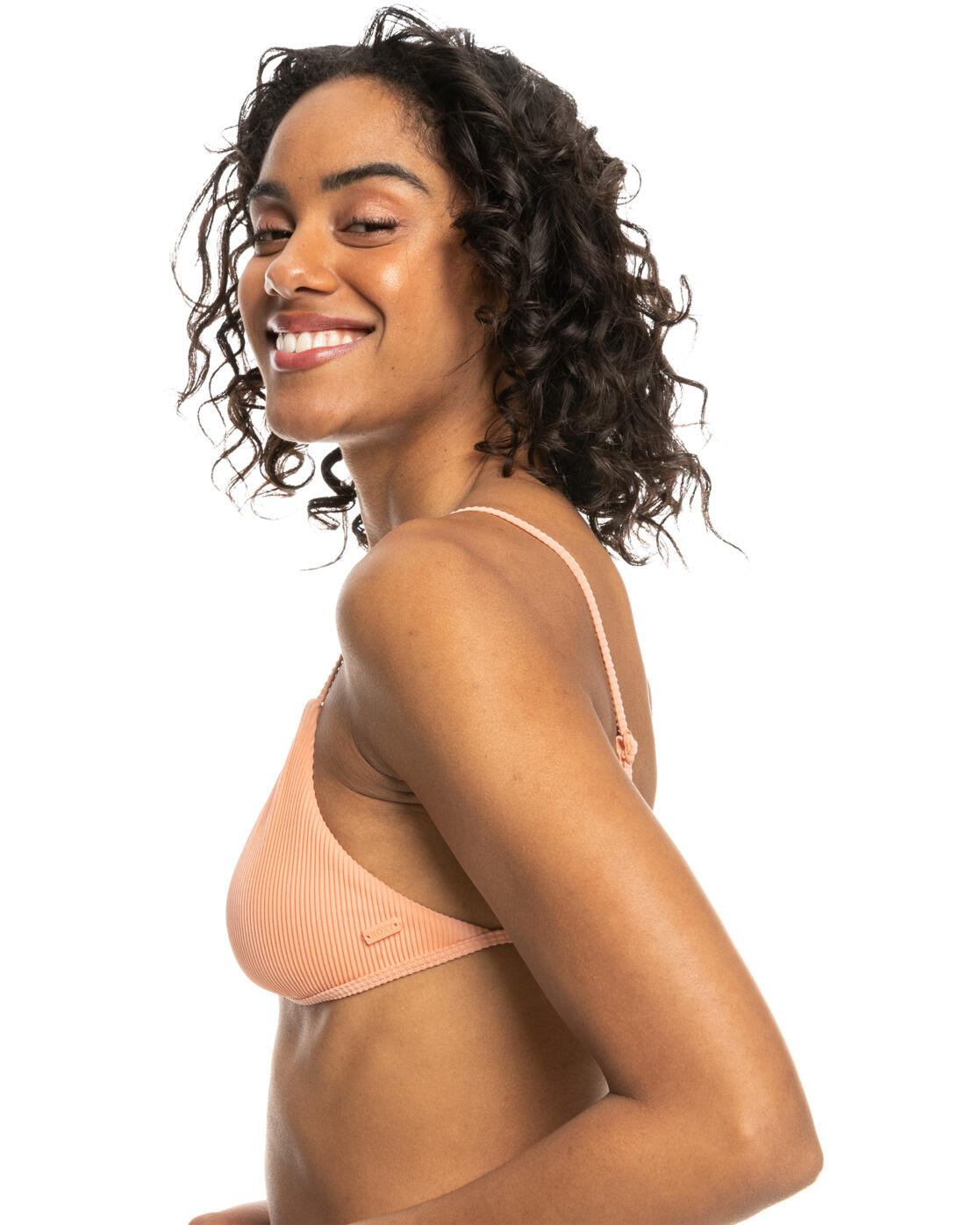 Haut de maillot de bain Triangle Rose Femme 3/4
