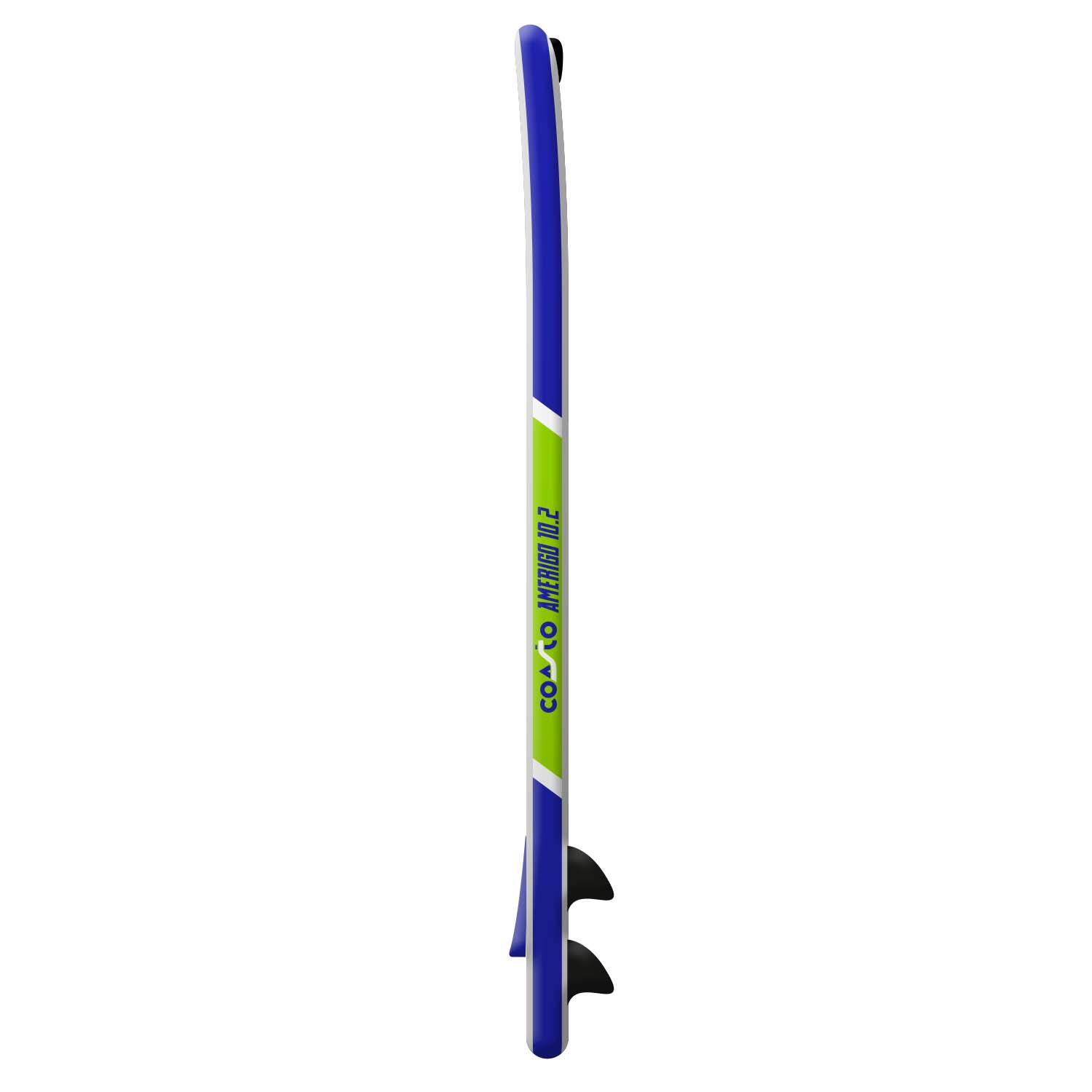 COASTO AMERIGO 10'2" SUP Board Stand Up Paddle aufblasbar Surfboard Paddel 5/7
