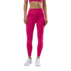 Leggings deportivos largos cintura alta fucsia