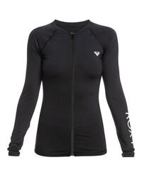 Lycra manches longues zippé NEW ESSENTIALS Noir Femme