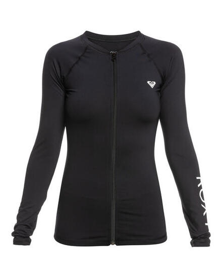 Lycra manches longues zippé NEW ESSENTIALS Noir Femme