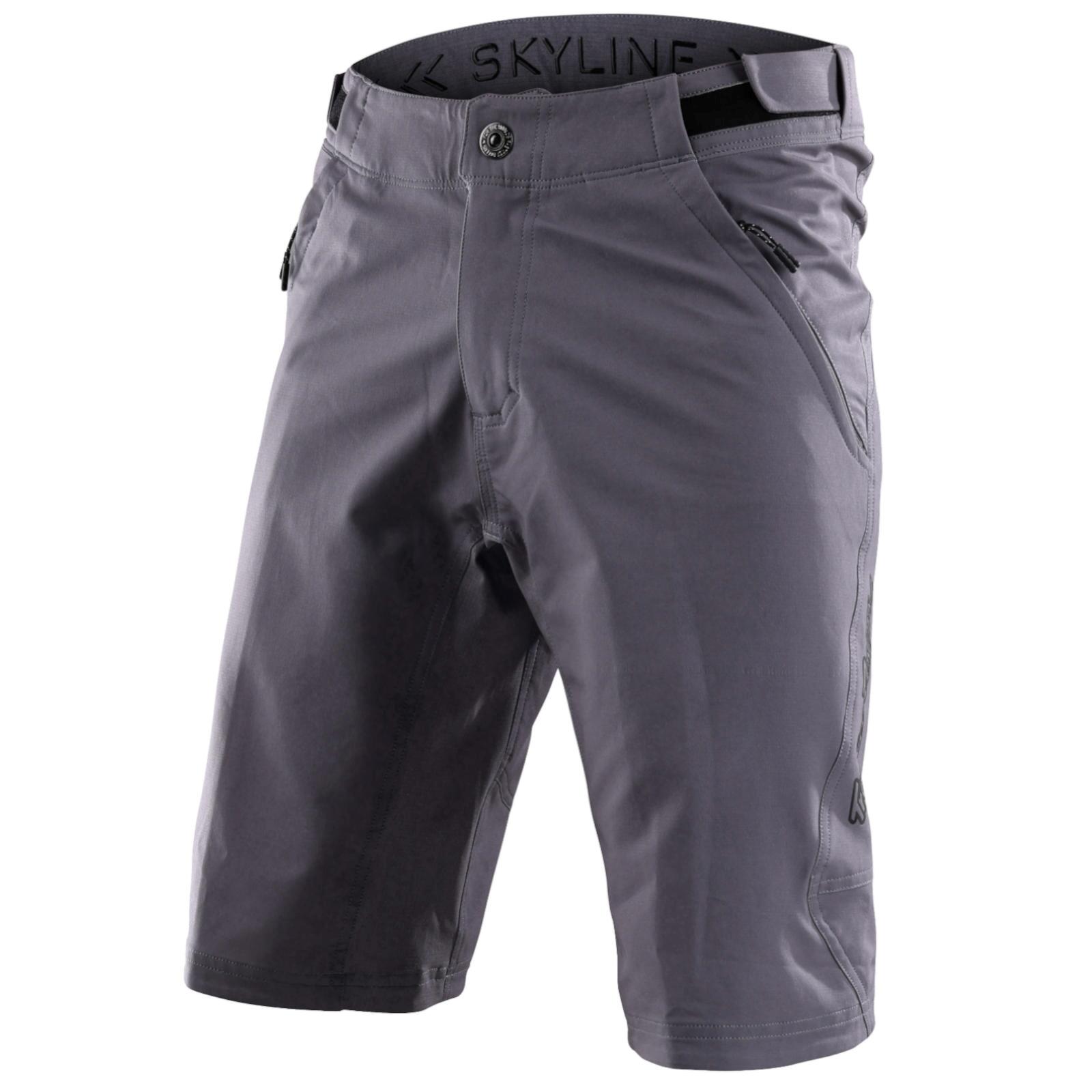 Tld - Troy Lee Designs - Tld Short Skyline Avec S/short - Mono Charcoal - Short - Bleu|gris - 30 - Decathlon