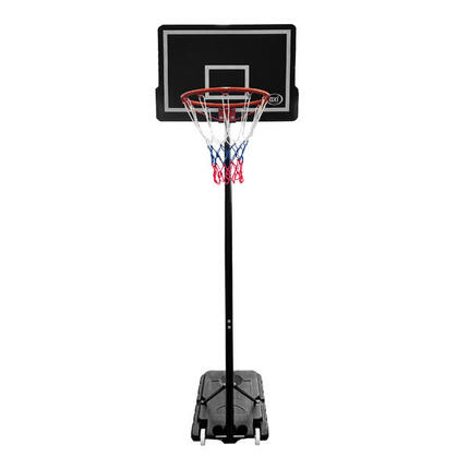 Panier de basket Pro réglable 145/207 cm, + 6 ans, Noir/Blanc