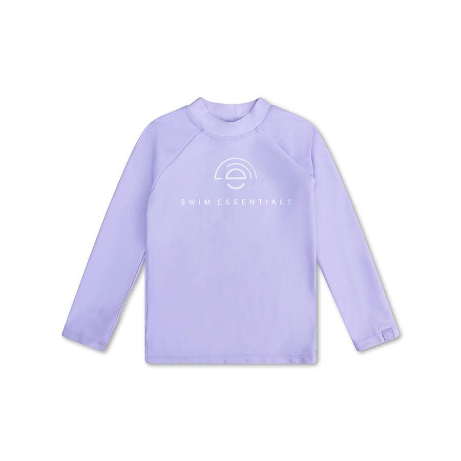 SWIM ESSENTIALS Swim Essentials | Maglia Unicolore Anti-UV Lila con Maniche Lunghe