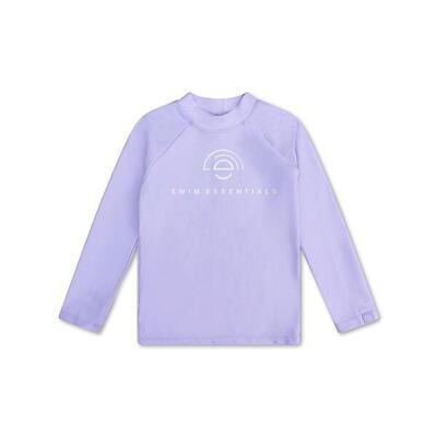 Lila uv zwemshirt met lange mouwen-62/68