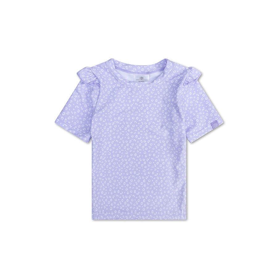 Swim Essentials | Maglia Panterato Anti-UV Lila con Maniche Corte 1/1