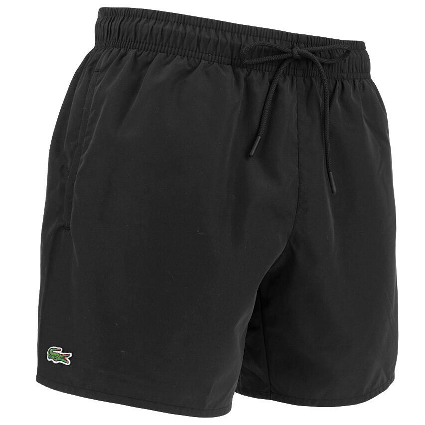 Lacoste Modelo Short Sleeved Ribbed Collar Cor Preto da Decathlon