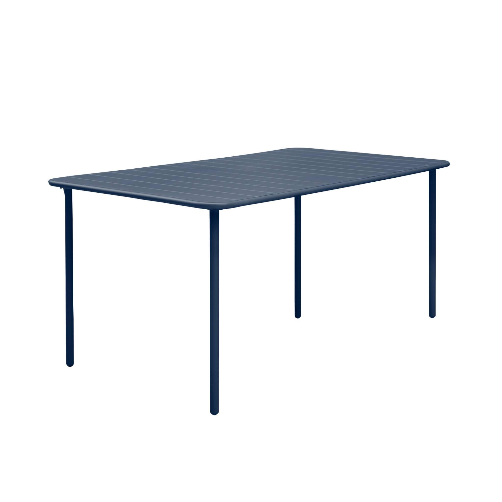 Mesa de jardim de metal 2 poltronas 4 cadeiras sillónes, Bleu marine 6/6