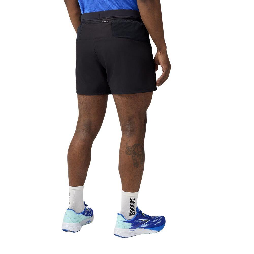 Journey 5" Short de corrida para homem Preto corrida Homem Preto Brooks 3/3