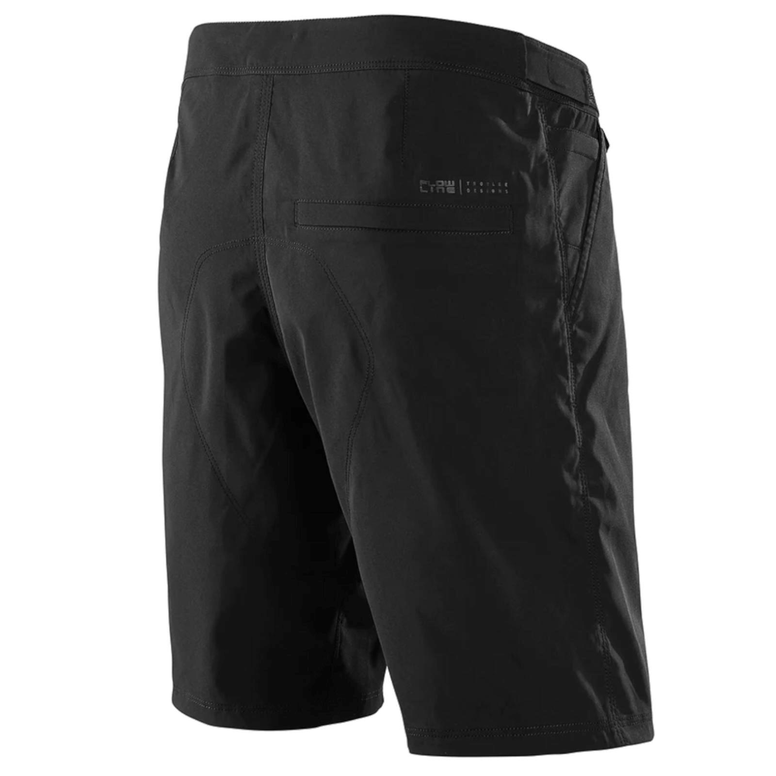 Pantaloncini MTB FLOWLINE casual con tessuto omologato Bluesign Nero Uomo 2/2