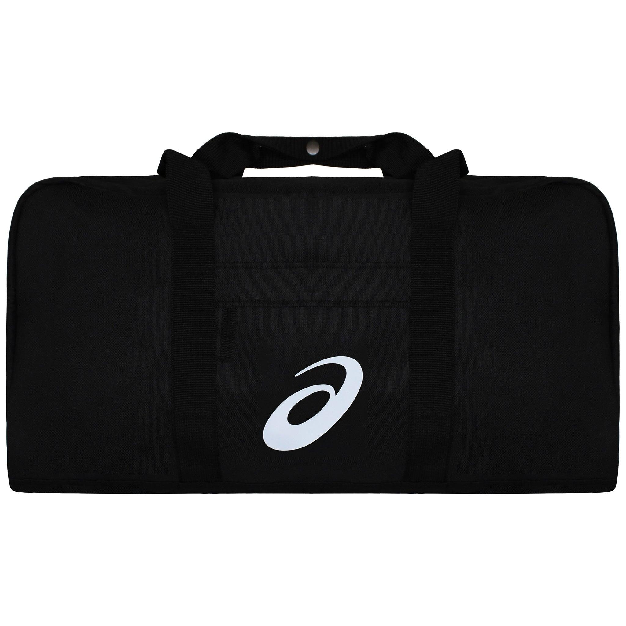 Asics Logo Black Sports Duffle Bag 1/2