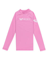 T-shirt de surf à manches longues UPF50 GIRL HEATER Rose Fille