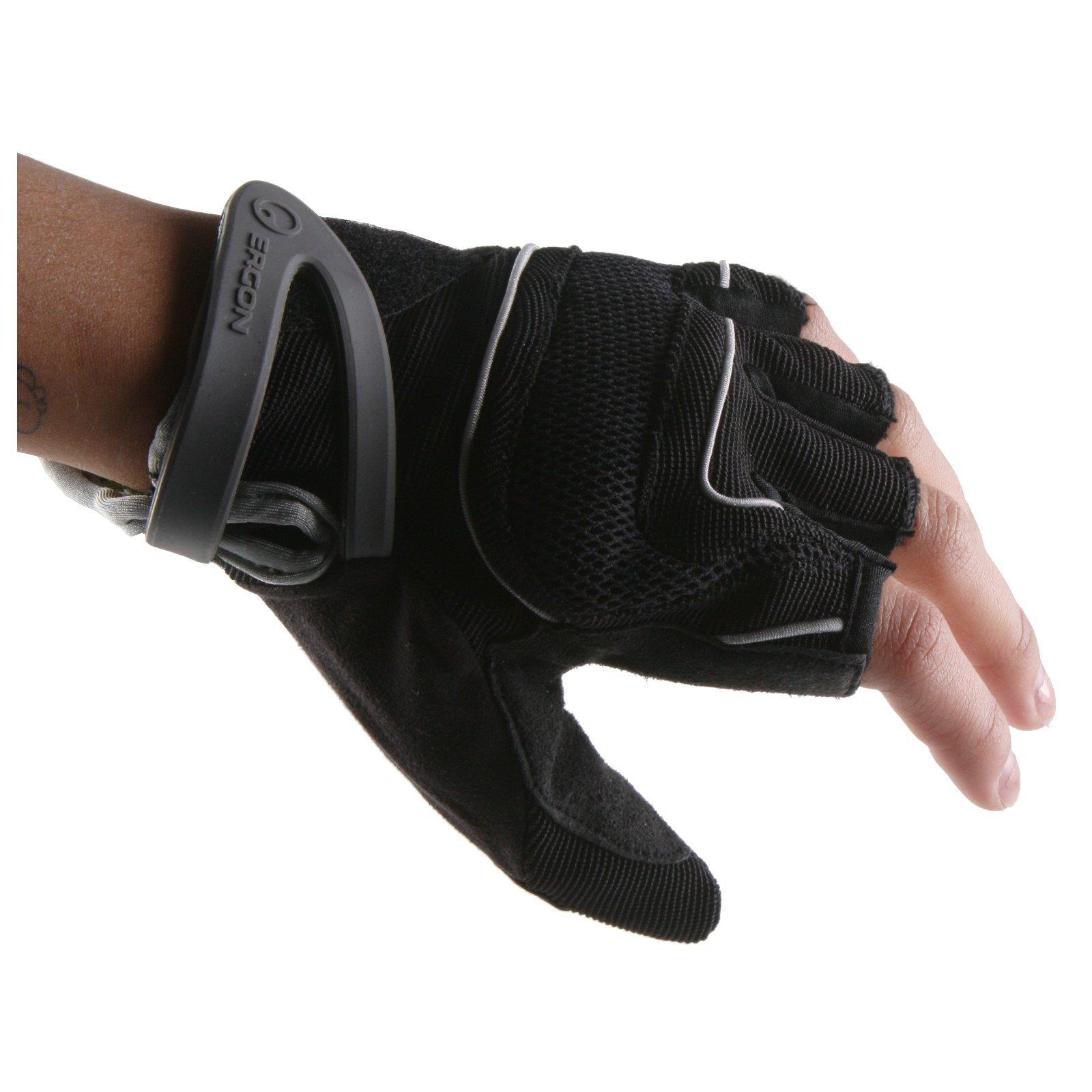 Ergon Damen Kurzfinger Handschuhe HT1-W, Schwarz 3/4