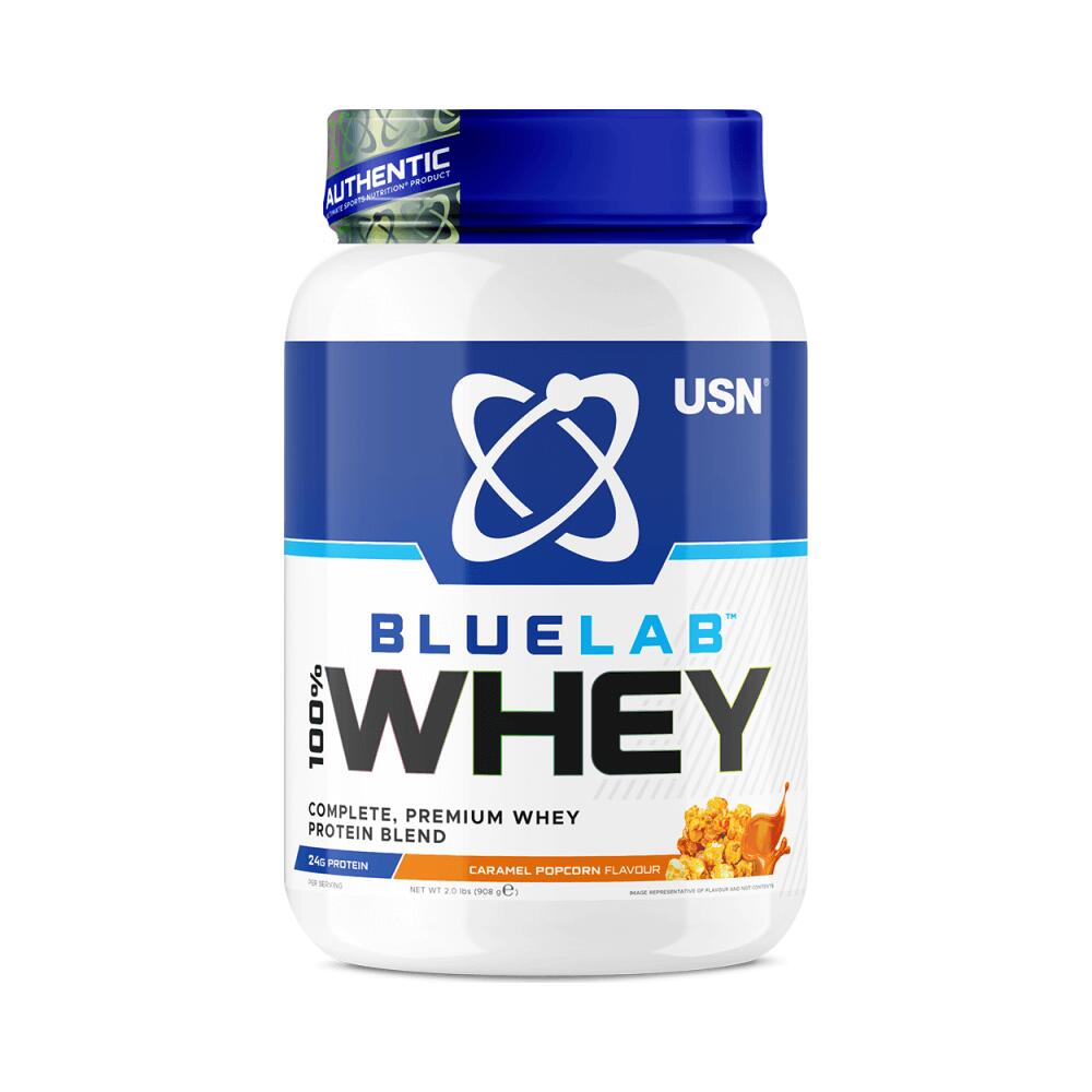 USN USN Blue Lab Whey (908g) Caramel Popcorn - Proteine