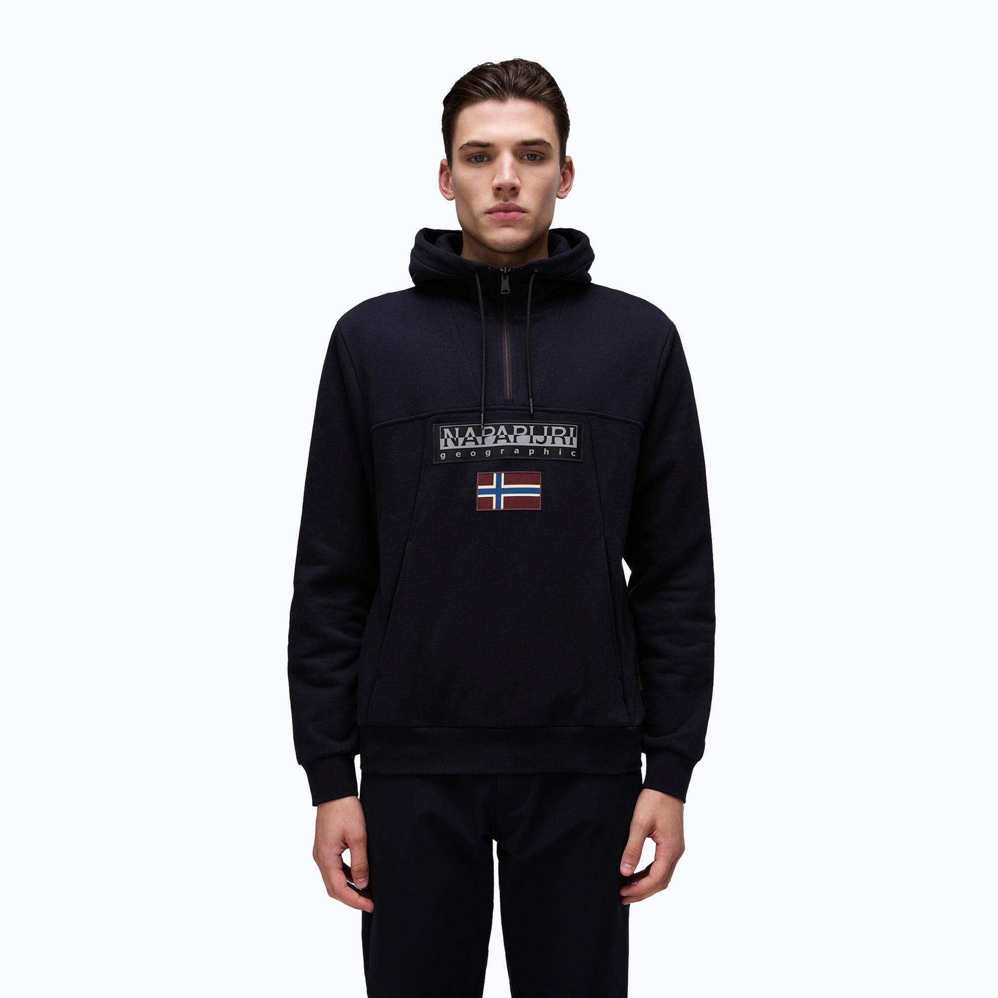 NAPAPIJRI Napapijri Burgee Half Zip Hooded 2.0 voor heren