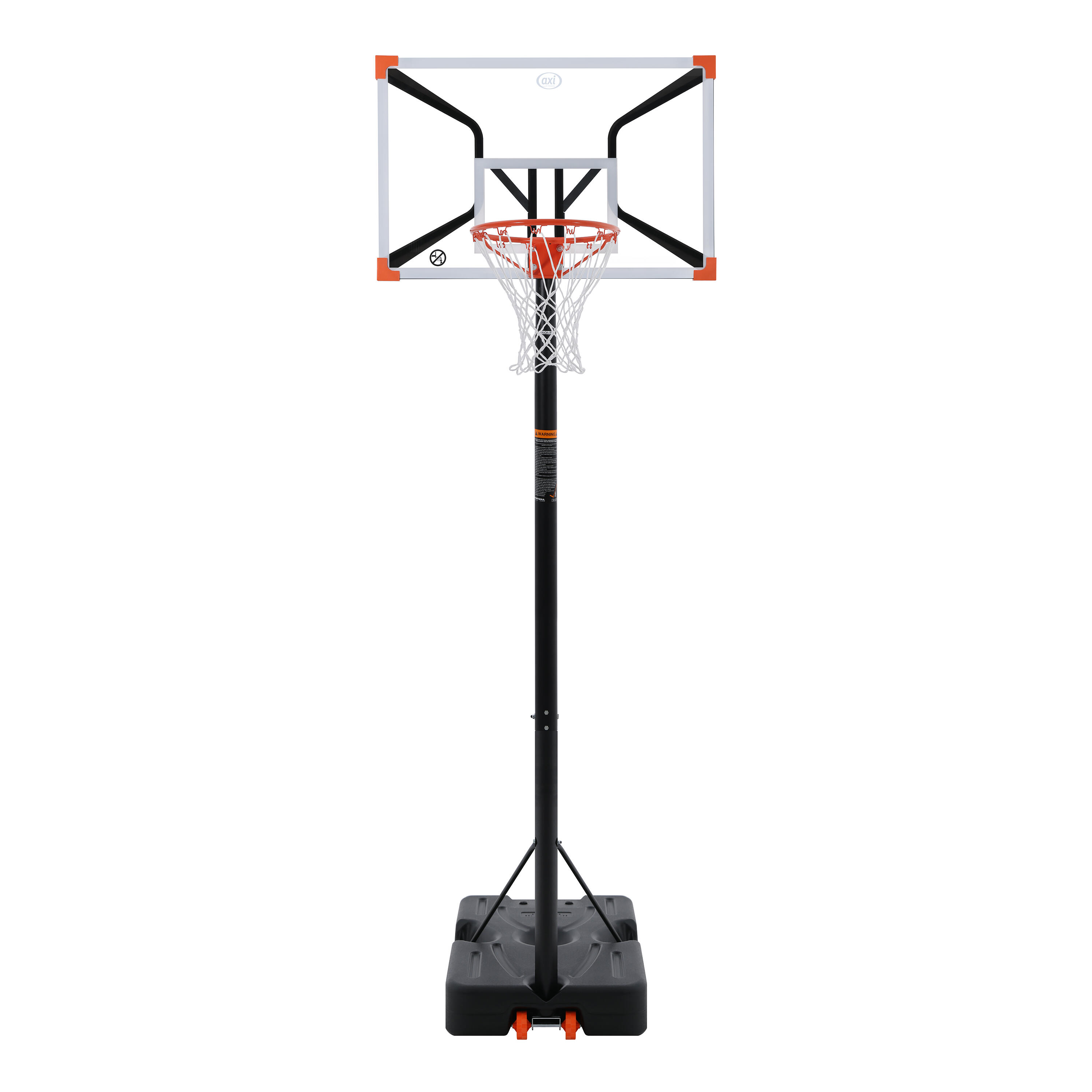 AXI AXI Premium Canestro da basket, 230-305 cm, arancione/bianco, + 6 anni
