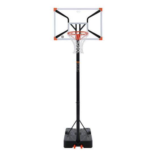 AXI Kosz do koszykówki na stojaku Premium, 230-305 cm, pomaranczowo-bialy