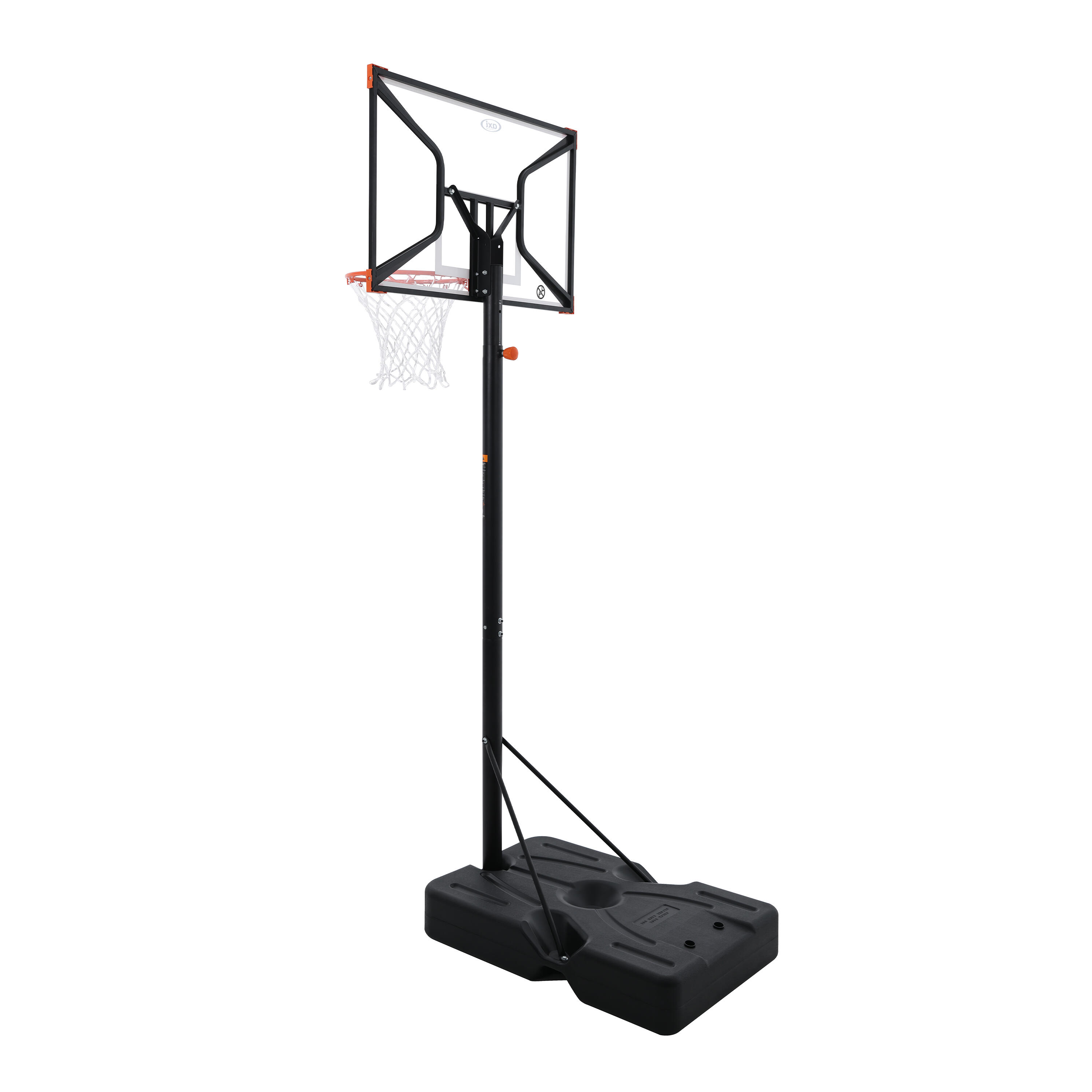 Basket sur Pied Elite, 230-305 cm, + 6 ans, Orange/Blanc 5/7