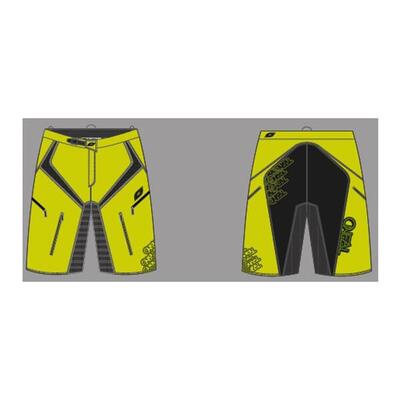 O'NEAL PIN IT II MTB DH Shorts Lime