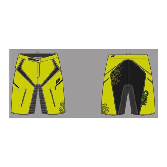 O'NEAL PIN IT II MTB DH Shorts Lime