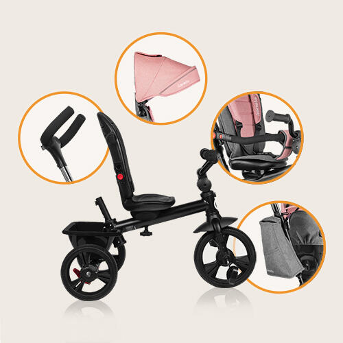 Triciclo Bubblegum Lionelo Haari 7/7