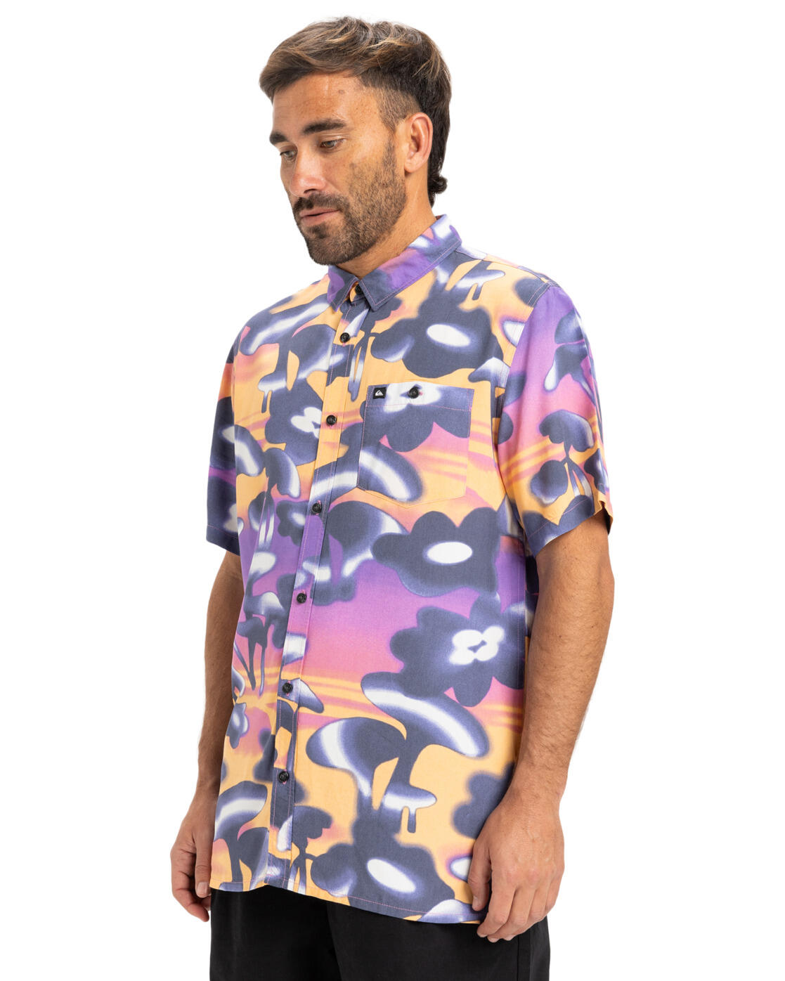 Chemise manches courtes SAFE PARADISE Violet Homme 4/4