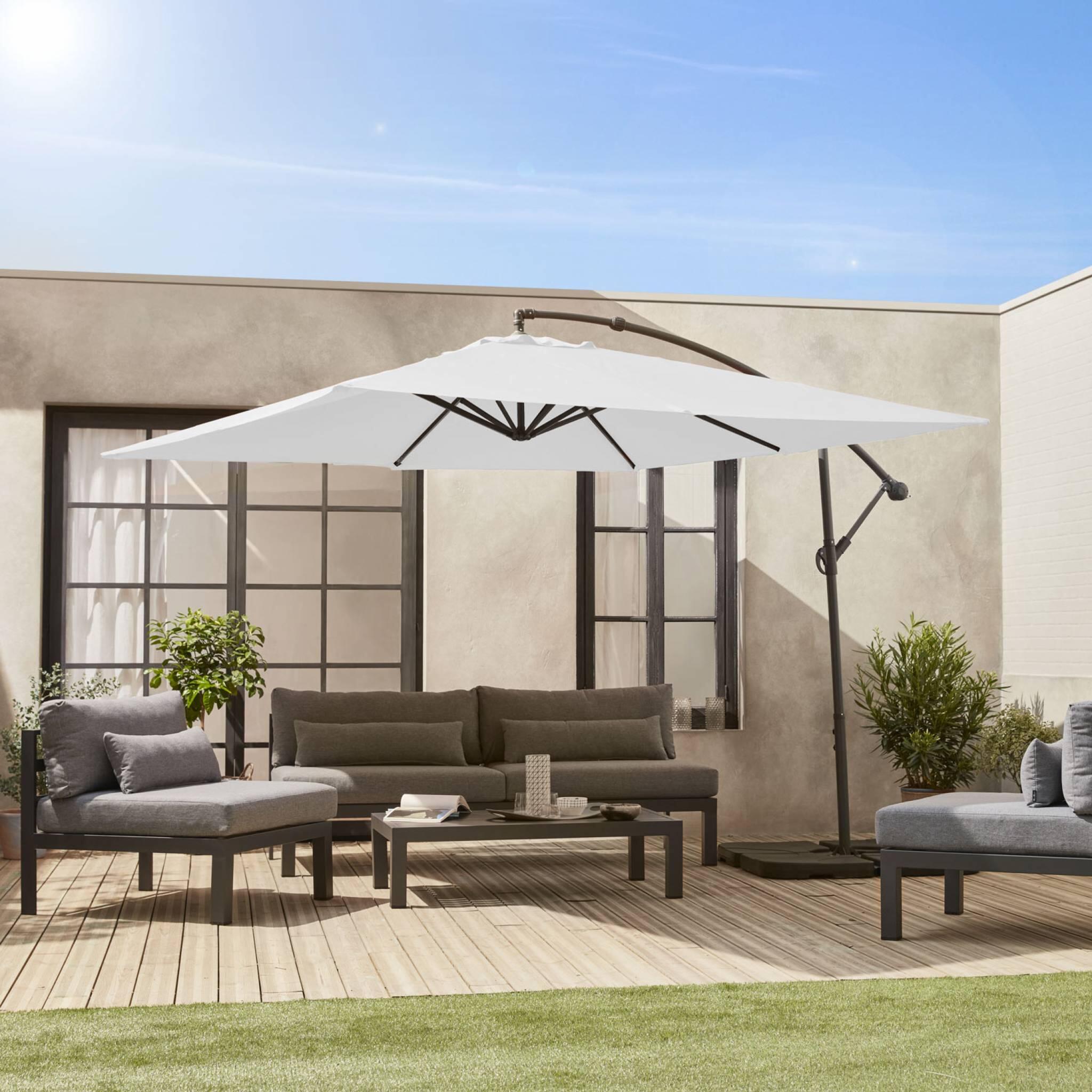 3x3m guarda-sol quadrado offset, Cru 2/6