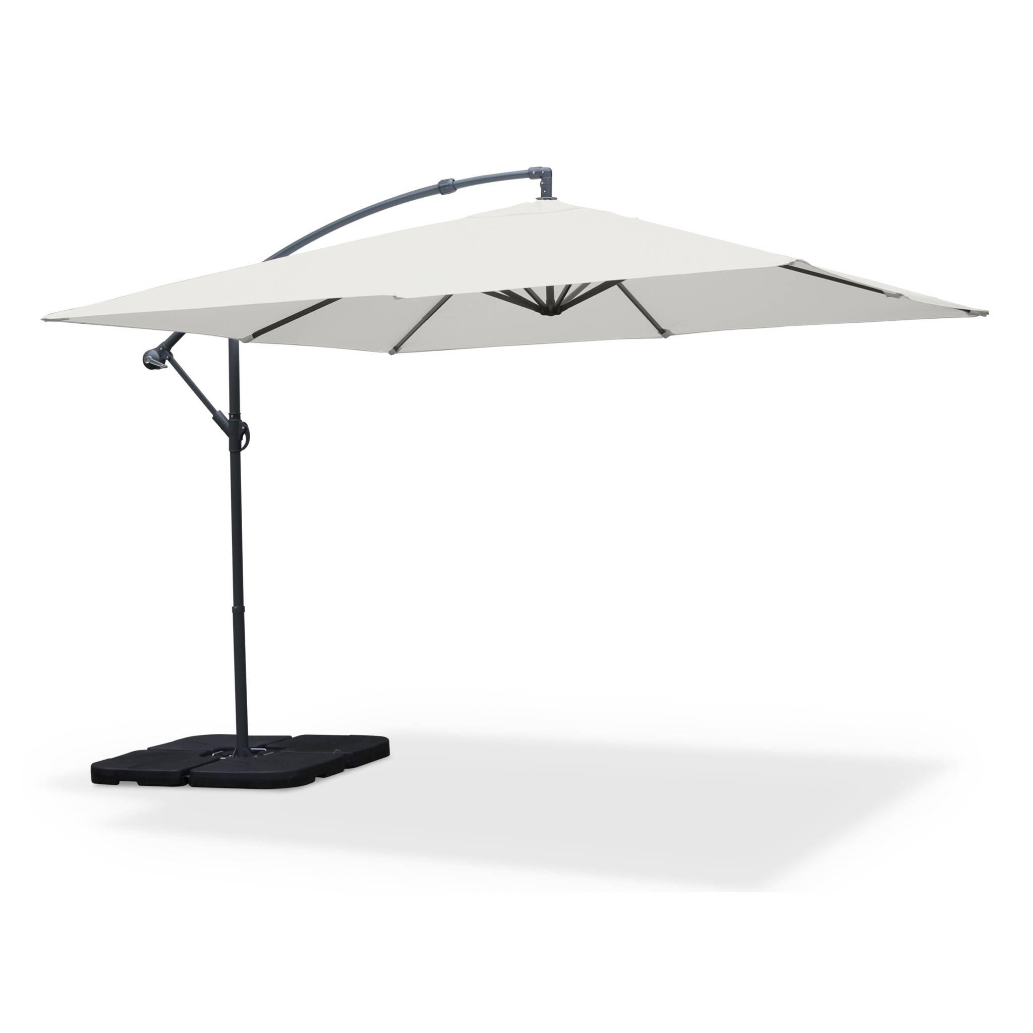 3x3m guarda-sol quadrado offset, Cru 3/6