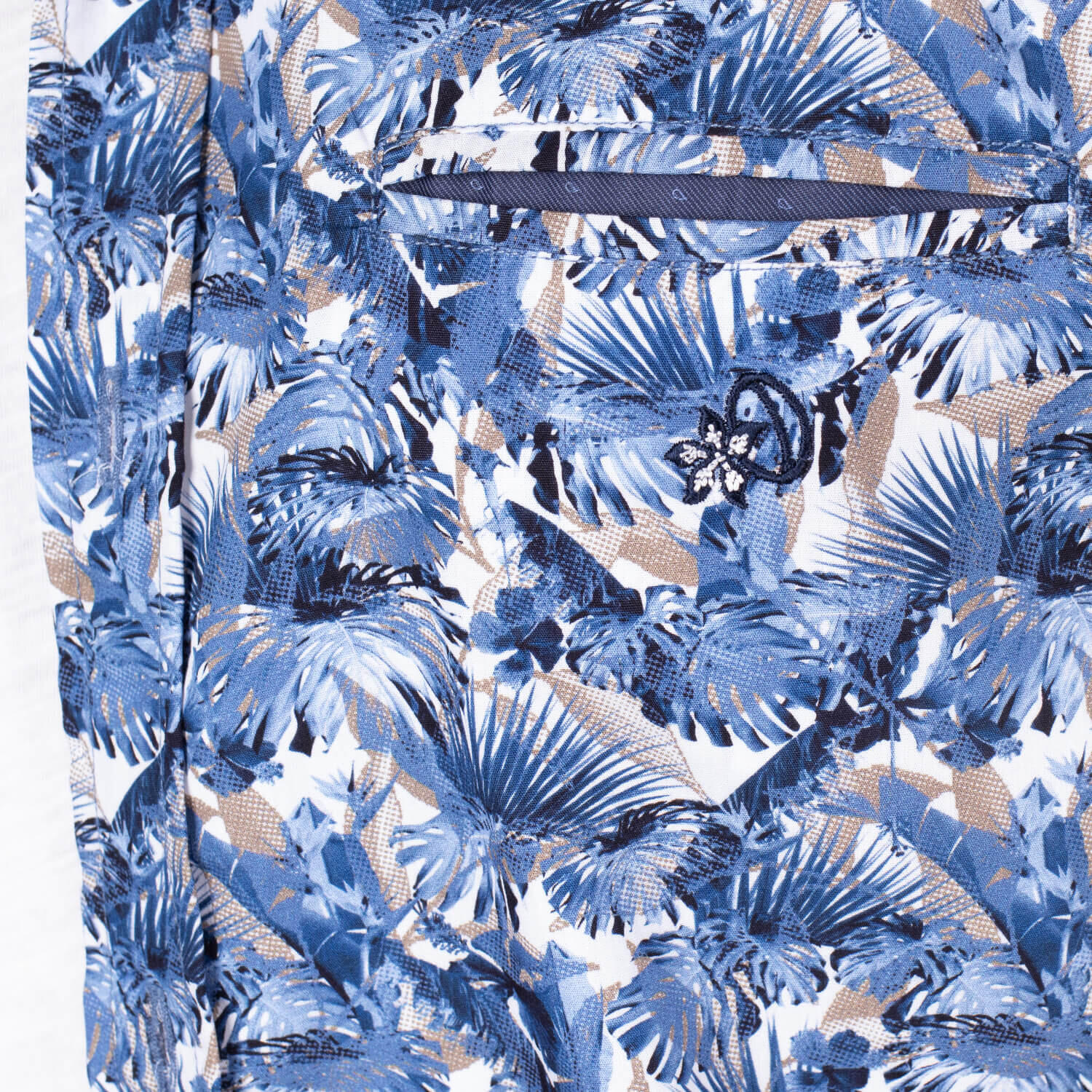 Chemise imprimé fleuri homme 3/3