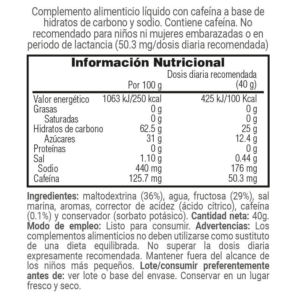Carbo Gel Energy (con caffeina) - 40 g Citrus MM Supplements 3/3