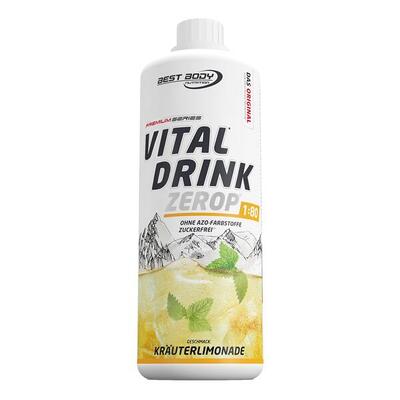 Best body nutrition vital drink zerop (1000ml) herbal lemonade - intra