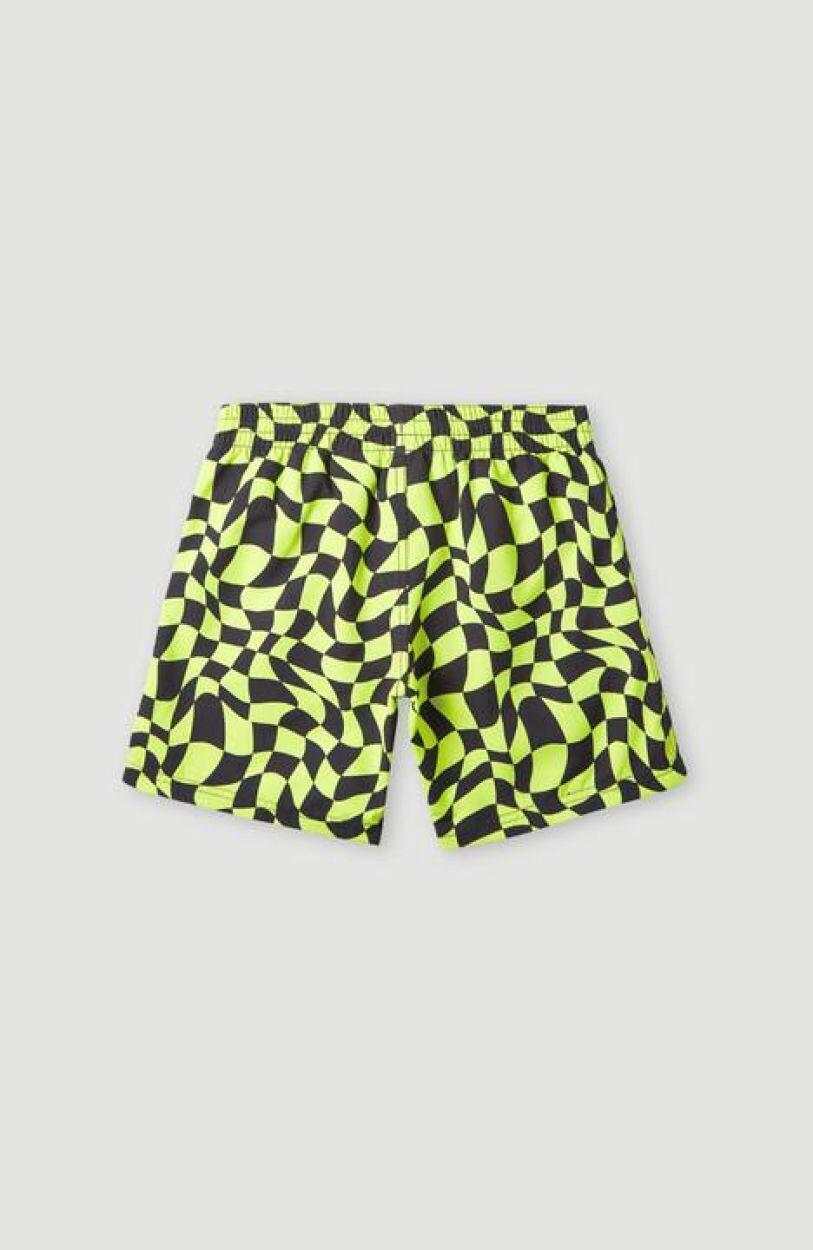 O'NEILL O'neill Zwemkledij CALI CRAZY 14'' SWIM SHORTS BOYS' Yellow Checkboard 2/3