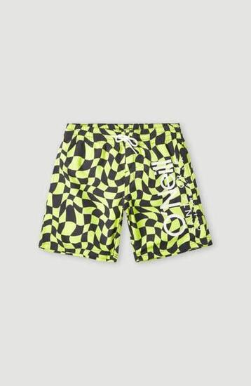 O'NEILL O'neill Zwemkledij CALI CRAZY 14'' SWIM SHORTS BOYS' Yellow Checkboard
