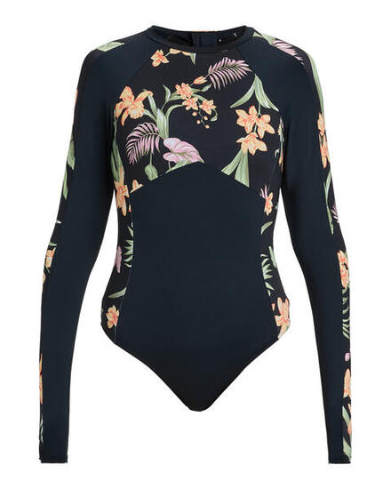 Badeanzug mit langen Ärmeln FASHION Schwarz Frauen