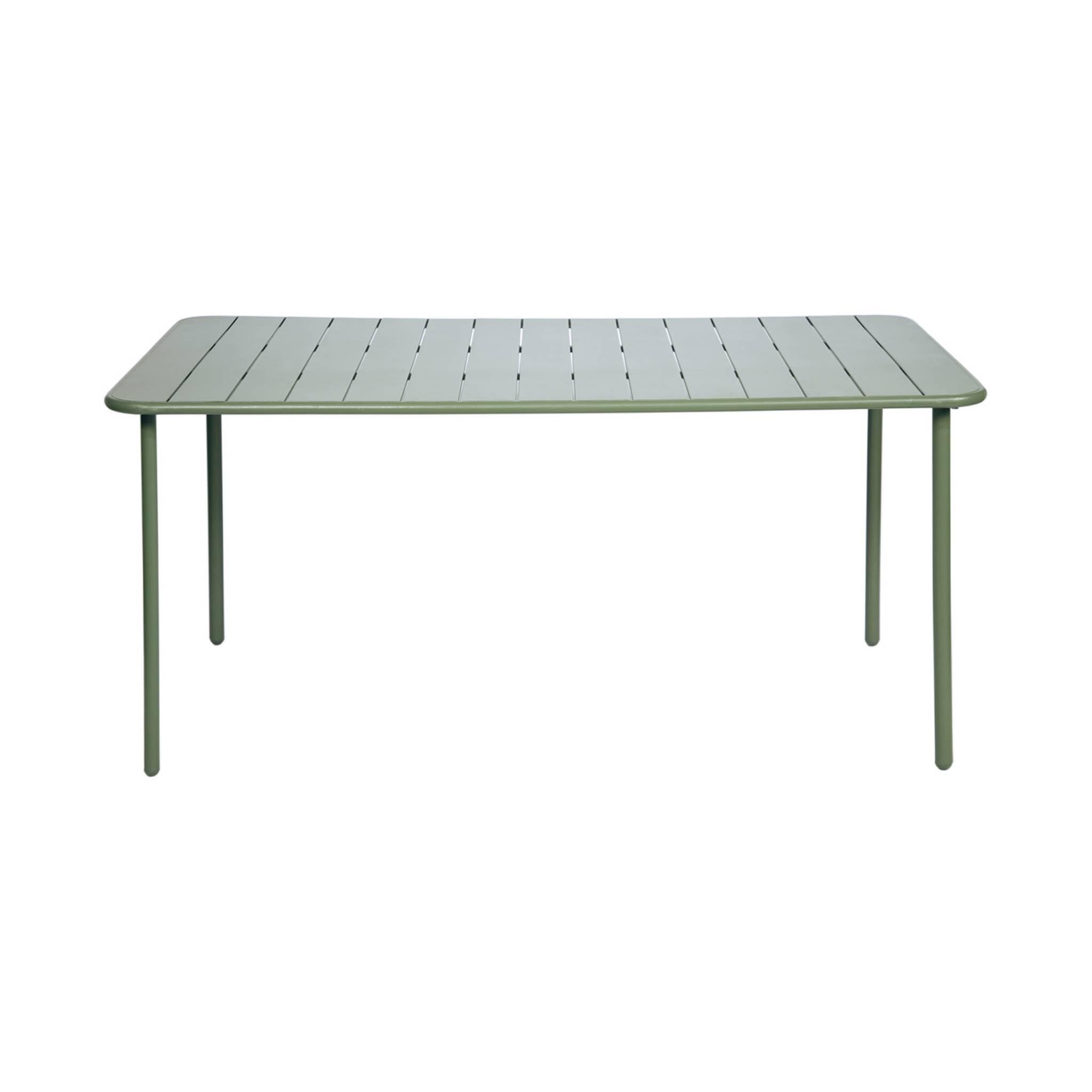 Mesa de jardín de metal de 6-8 plazas, Verde 4/6