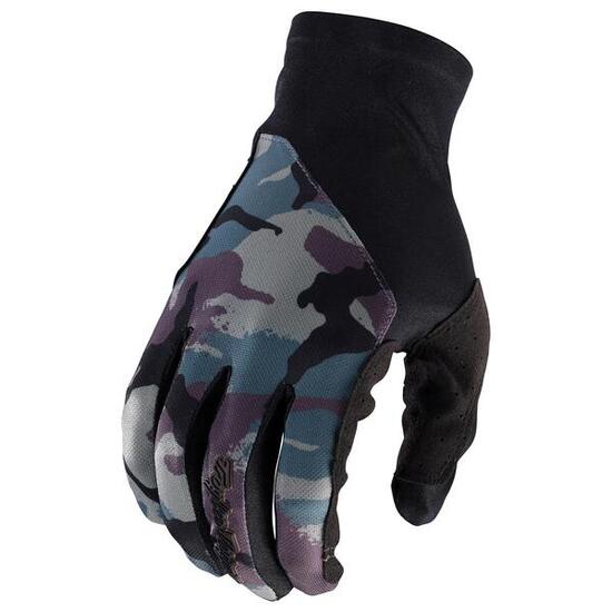 Guantes MTB FLOWLINE CAMO ultra ventilados Verde Hombre