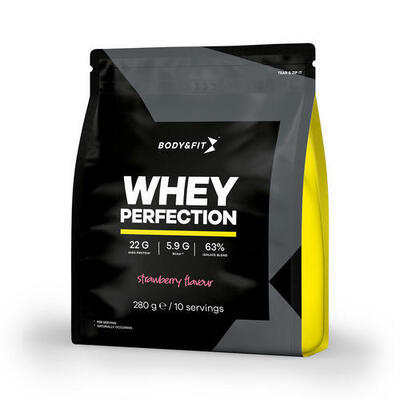 Whey perfection - whey protein - strawberry milkshake - 280 gram