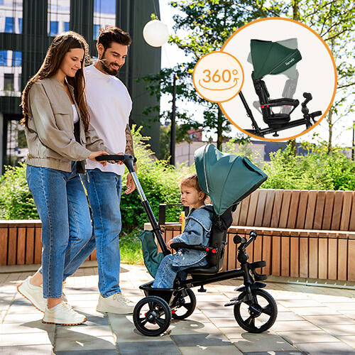 Tříkolka Lionelo Haari Green Emerald