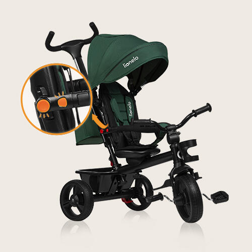 Triciclo 2 em 1 Lionelo Haari com Empurrador Giratório 18m+ 4/7