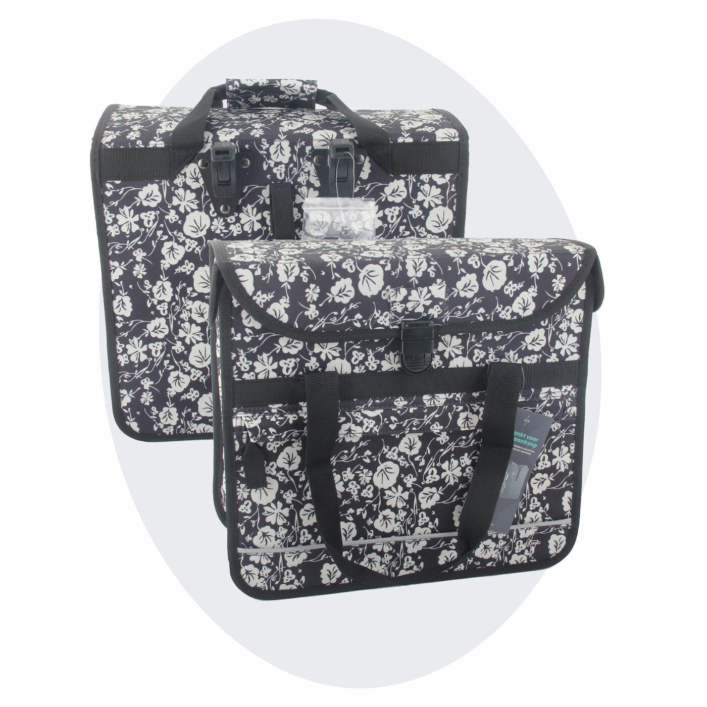 Voltano Voorgevormde Enkele Fietstas / Pakaftas - Midnight Blossom - 17L 3/7