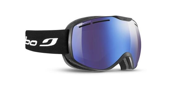 Masque de ski et de snowboard enfant et adulte - Noir FUSION REACTIV