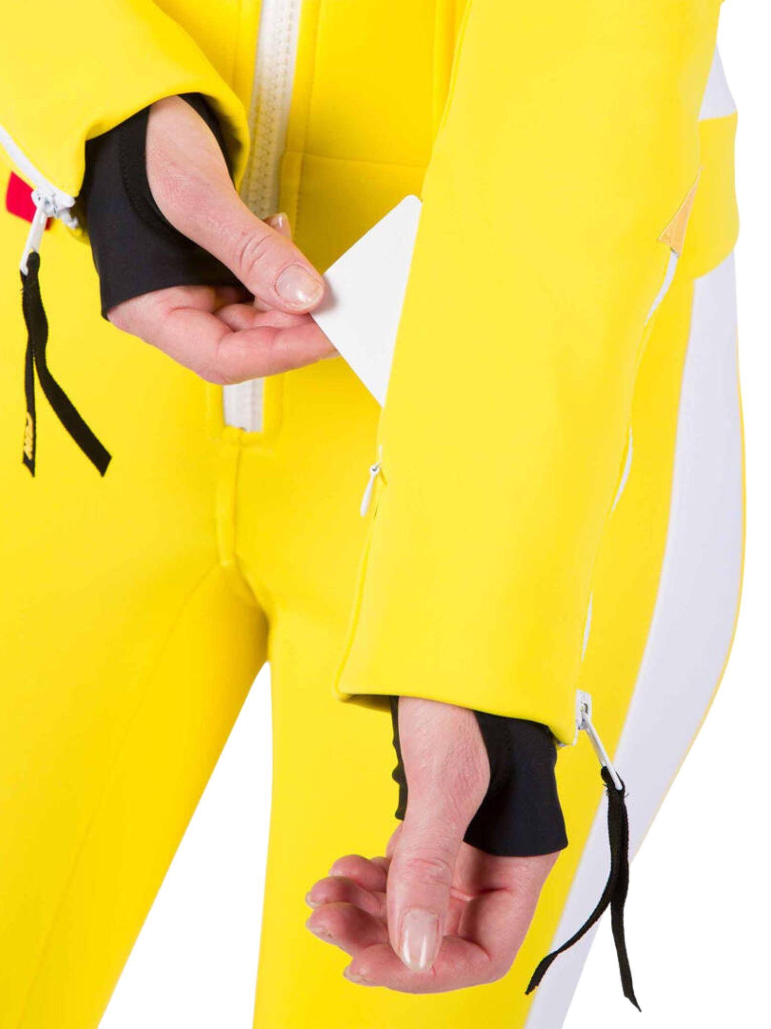Kombinezon Rossignol damski W Sublim Insulated Overall żółty 4/6