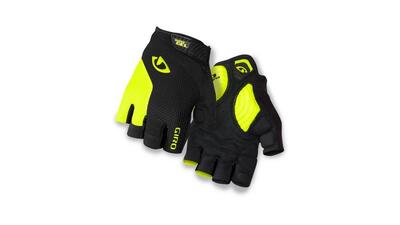 Giro strade dure sg fietshandschoenen s, zwart/hi geel, met dual-layer tech...